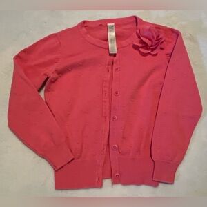 Girls pink cardigan 4T